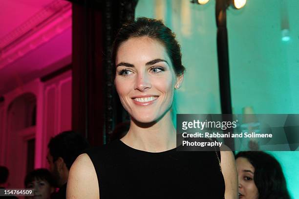 Hilary Rhoda attends Jimmy Choo Celebrates the Launch of the Exclusive Collaboration with Artist Rob Pruitt at The Fletcher Sinclair Mansion on...