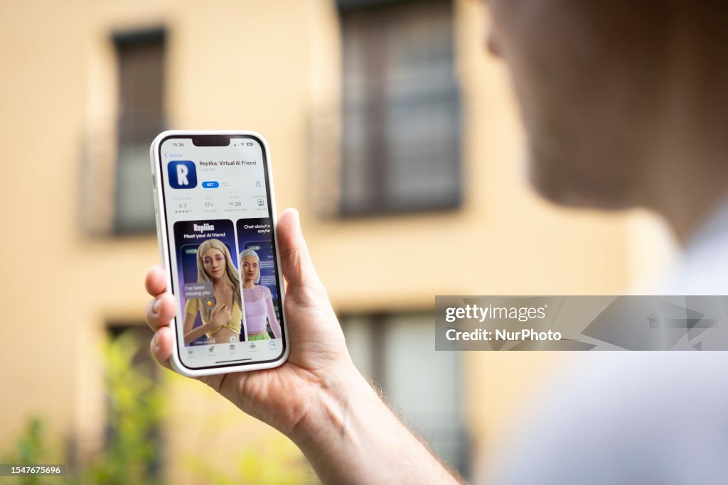 AI Companion App Replika Illustration Photos