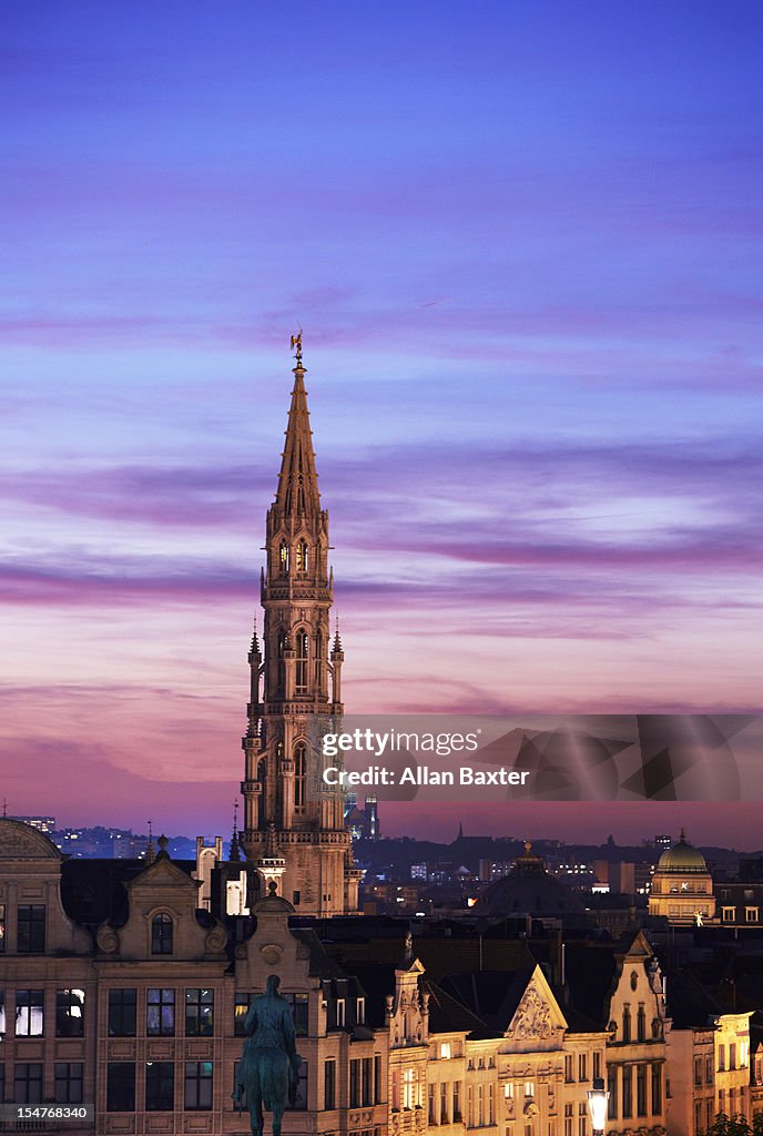 Skyline of Brussels