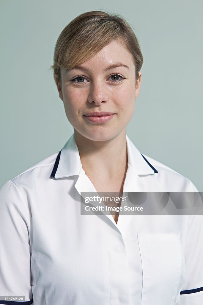 Portrait of hospital nurse