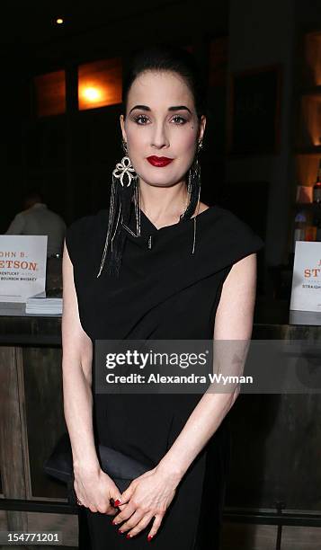 Dita Von Teese at Flaunt Magazine Fetes Latest Issue Hosted By Leighton Meester With Diesel Black Gold & Stetson Bourbon held at Ink on October 25,...