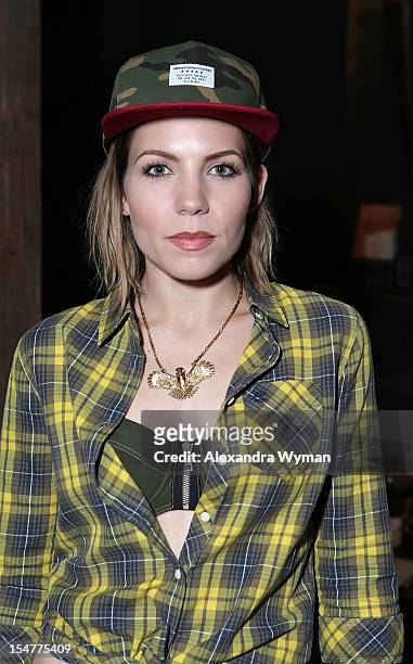 Skylar Grey attends Flaunt Magazine Fetes Latest Issue Hosted By Leighton Meester With Diesel Black Gold & Stetson Bourbon held at Ink on October 25,...