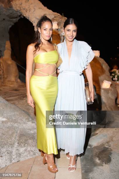 Stephanie del Toro and Nancy Moeller attends the Ischia Global Fest 2023 on July 15, 2023 in Ischia, Italy.