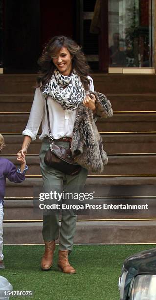 Arantxa del Sol is seen on October 25, 2012 in Madrid, Spain.