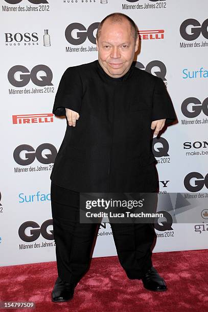 Thomas Quasthoff attends the GQ Men of the Year Award at the Komische Oper on October 26, 2012 in Berlin, Germany.