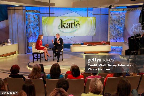 Katie Couric, Tony Bennett appearing on the ABC tv series 'Katie'.