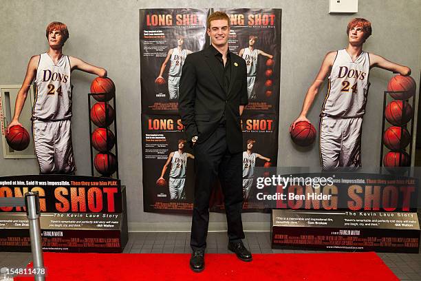 Athlete Kevin Laue attends the "Long Shot: The Kevin Laue Story" New York Preimere at Quad Cinema on October 26, 2012 in New York City.