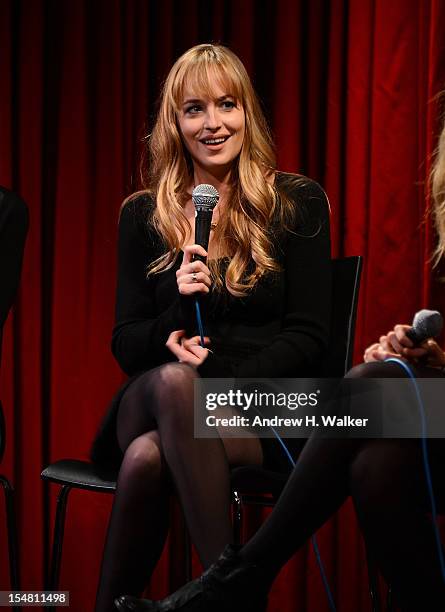 Dakota Johnson attends a Salute To FOX Comedy on October 26, 2012 in New York City.