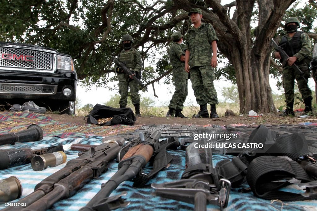 MEXICO-DRUGS-GUNS-SEIZURE