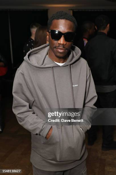 Tinchy Stryder attends an exclusive Watchers Party hosted by Michael Venom Page on July 22, 2023 in London, England.