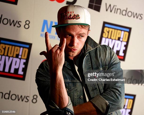 Actor Wilson Bethel attends "Stupid Hype" Series Premiere at 54 Varick on October 26, 2012 in New York City.