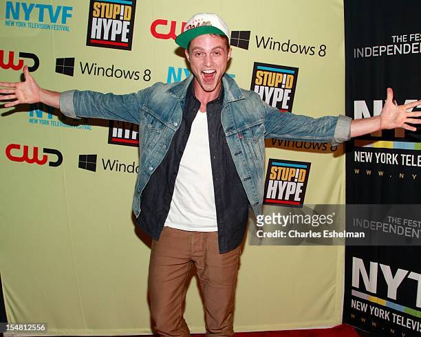 Actor Wilson Bethel attends "Stupid Hype" Series Premiere at 54 Varick on October 26, 2012 in New York City.
