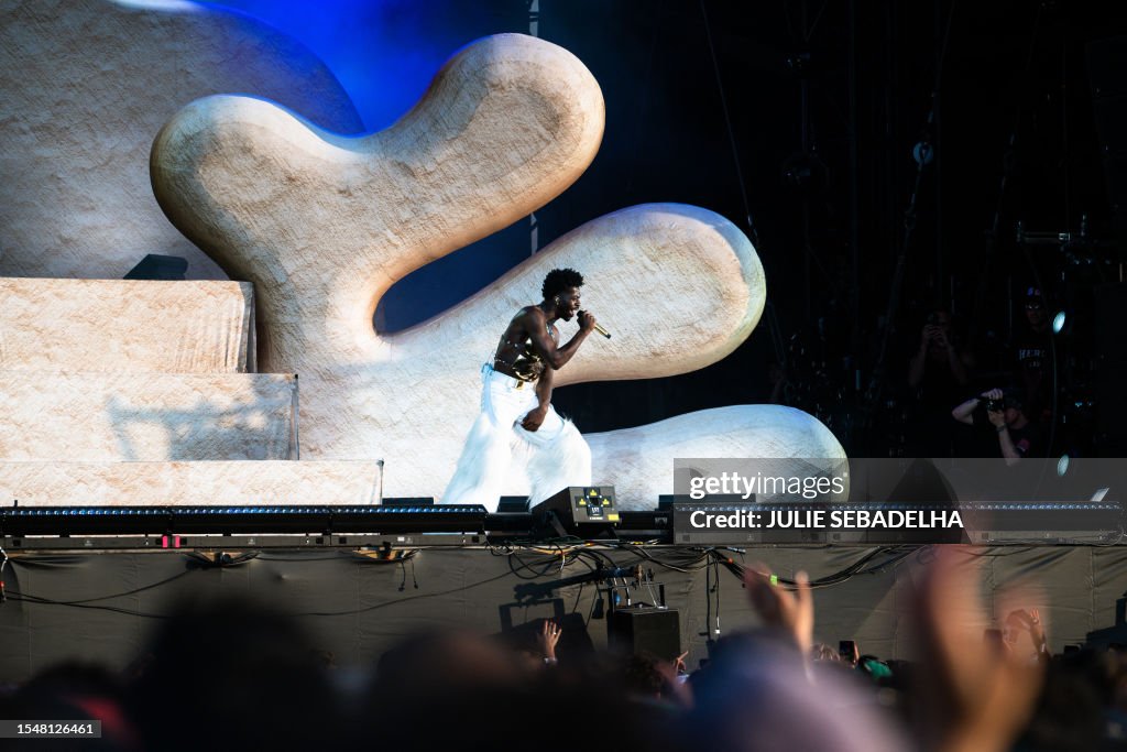 Montleo Rapper US rapper Montero Lamar Hill aka Lil Nas X performs on stage during ...