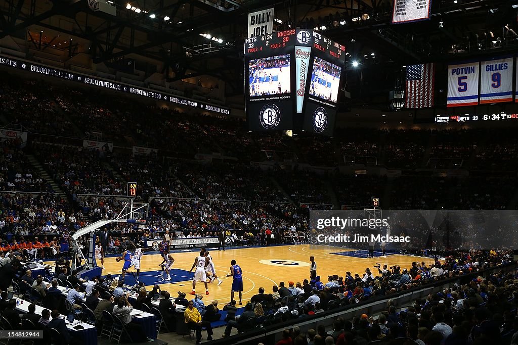 New York Knicks v Brooklyn Nets