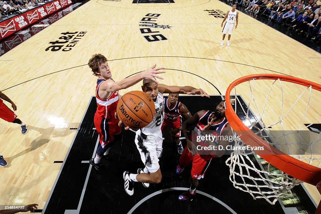 Washington Wizards v San Antonio Spurs