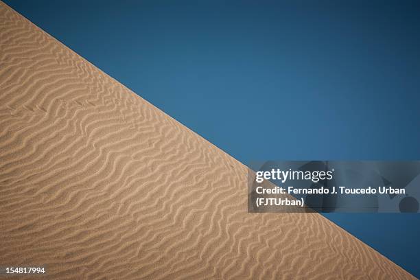 reloj de arena (o el médano geómetra) - dunes arena stockfoto's en -beelden