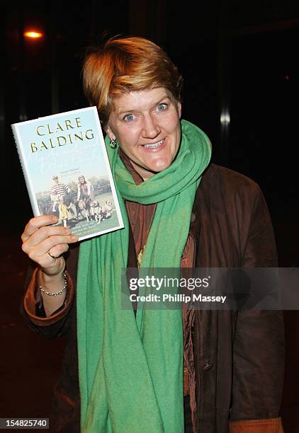 Clare Balding appears on the Late Late Show on October 26, 2012 in Dublin, Ireland.