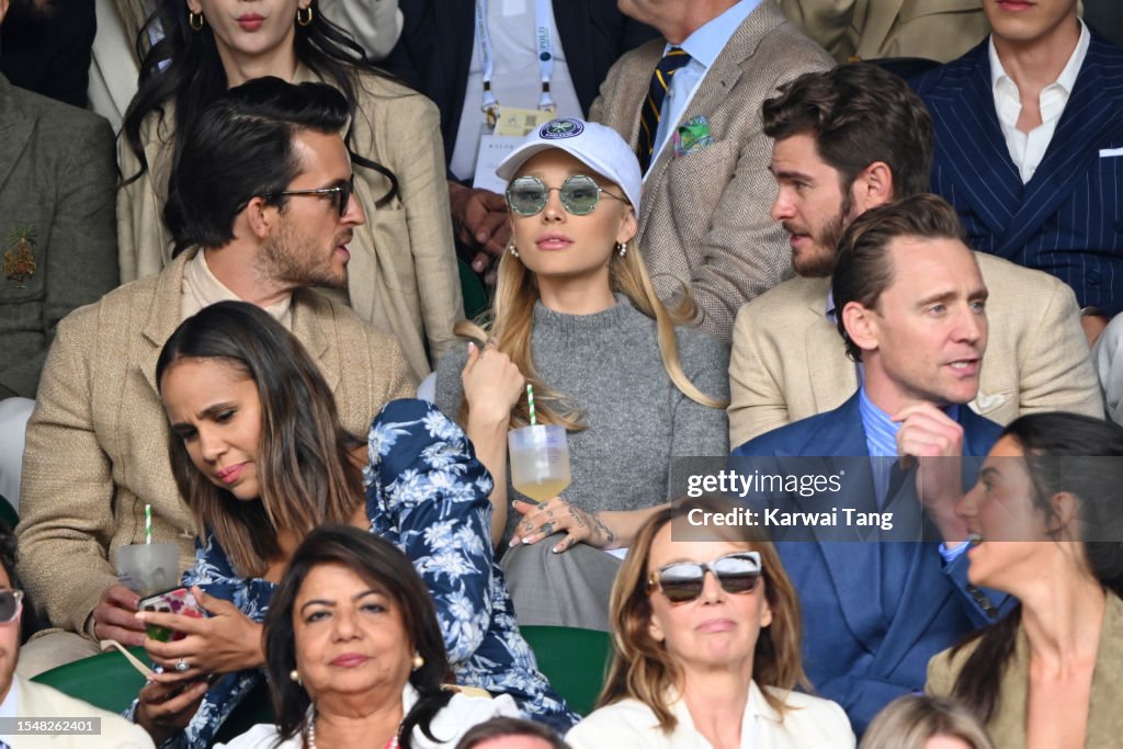 Celebrity Sightings At Wimbledon 2023 - Day 14