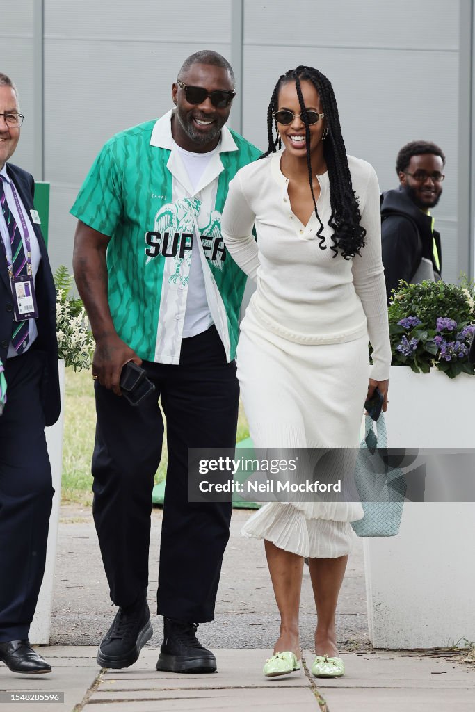 Celebrity Sightings At Wimbledon 2023 - Day 14