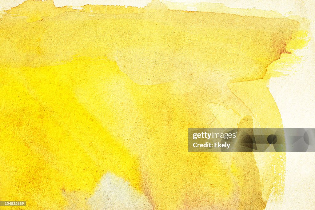Abstract painted yellow art backgrounds.