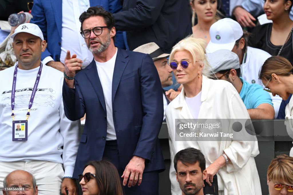 Celebrity Sightings At Wimbledon 2023 - Day 14