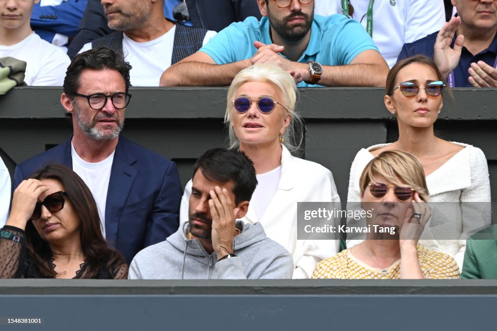 Celebrity Sightings At Wimbledon 2023 - Day 14