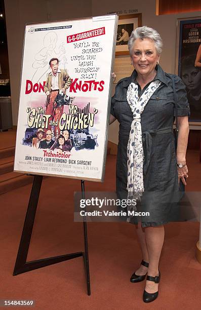 Joan Staley attends The Academy Of Motion Picture Arts And Sciences' Screening Of "Abbott and Costello Meet Frankenstein" & "The Ghost And Mr....