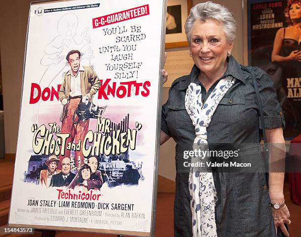 Joan Staley attends The Academy Of Motion Picture Arts And Sciences' Screening Of "Abbott and Costello Meet Frankenstein" & "The Ghost And Mr....