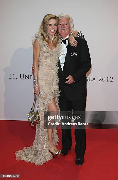 Gisela Muth and Hans Georg Muth attend the 21st UNESCO Charity Gala 2012 on October 27, 2012 in Dusseldorf, Germany.