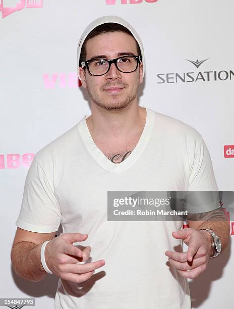 Personality Vinny Guadagnino attends dance4life Cocktail Party at Milk Studios on October 27, 2012 in New York City.