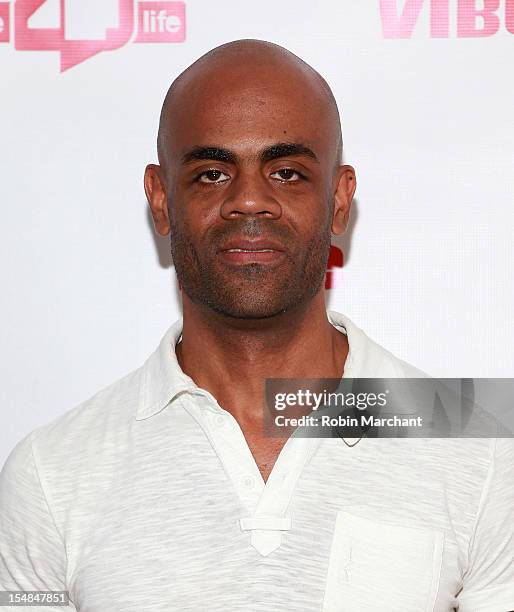 Rhenalt attends dance4life cocktail party at Milk Studios on October 27, 2012 in New York City.