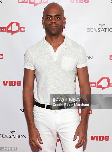 Rhenalt attends dance4life cocktail party at Milk Studios on October 27, 2012 in New York City.