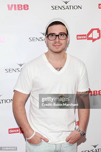 Personality Vinny Guadagnino attends dance4life Cocktail Party at Milk Studios on October 27, 2012 in New York City.