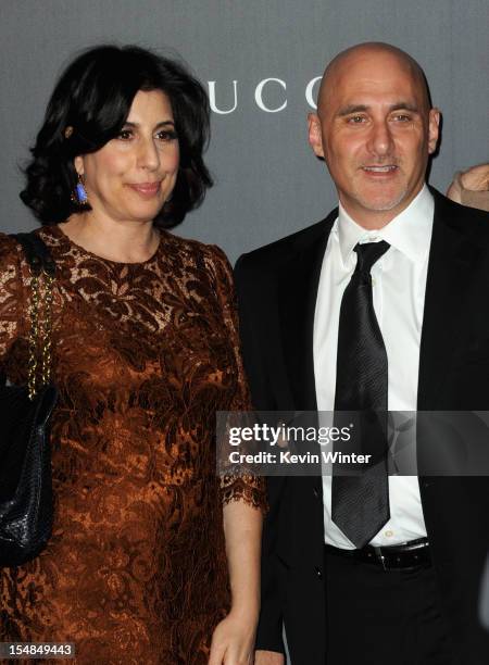 Warner Bros. Pictures President of Worldwide Marketing Sue Kroll and Warner Bros. Pictures Group President Jeff Robinov arrive at LACMA 2012 Art +...