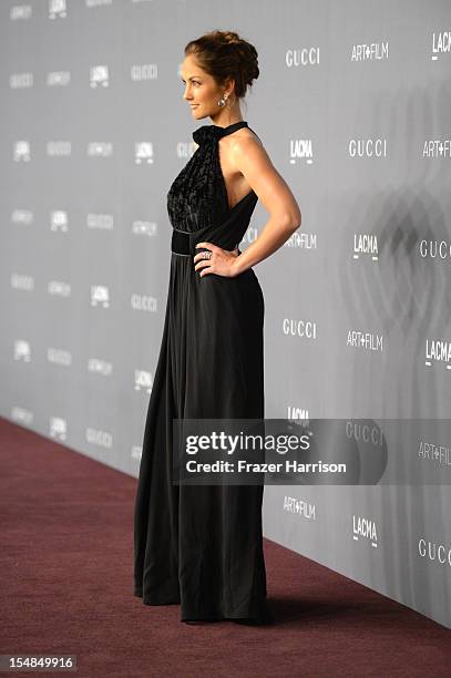 Actress Minka Kelly arrives at LACMA 2012 Art + Film Gala Honoring Ed Ruscha and Stanley Kubrick presented by Gucci at LACMA on October 27, 2012 in...