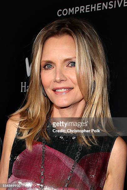 Host Michelle Pfeiffer arrives at Elyse Walker presents the 8th annual Pink Party hosted by Michelle Pfeiffer to benefit Cedars-Sinai Women's Cancer...