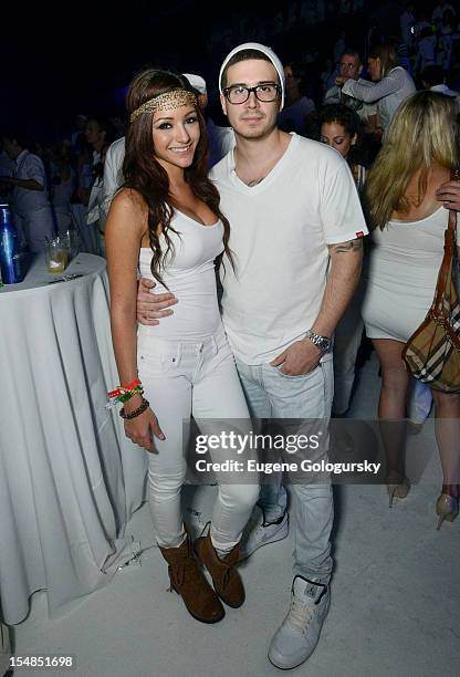 Vinny Guadagnino and Melanie Iglesias dance4life USA Cocktail Party Supported By Sensation at Milk Studios on October 27, 2012 in New York City.
