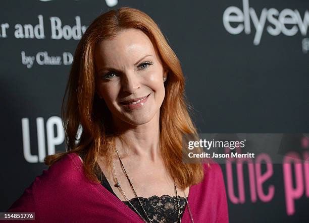 Actress Marcia Cross arrives at Elyse Walker presents the 8th annual Pink Party hosted by Michelle Pfeiffer to benefit Cedars-Sinai Women's Cancer...