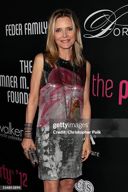 Actress Michelle Pfeiffer arrives at Elyse Walker presents the 8th annual Pink Party hosted by Michelle Pfeiffer to benefit Cedars-Sinai Women's...