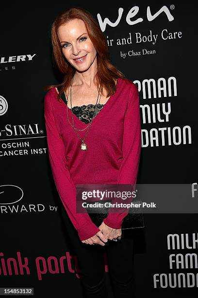 Actress Marcia Cross arrives at Elyse Walker presents the 8th annual Pink Party hosted by Michelle Pfeiffer to benefit Cedars-Sinai Women's Cancer...
