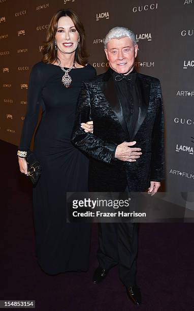 Valerie Cooper and Harry Cooper arrive at LACMA 2012 Art + Film Gala Honoring Ed Ruscha and Stanley Kubrick presented by Gucci at LACMA on October...