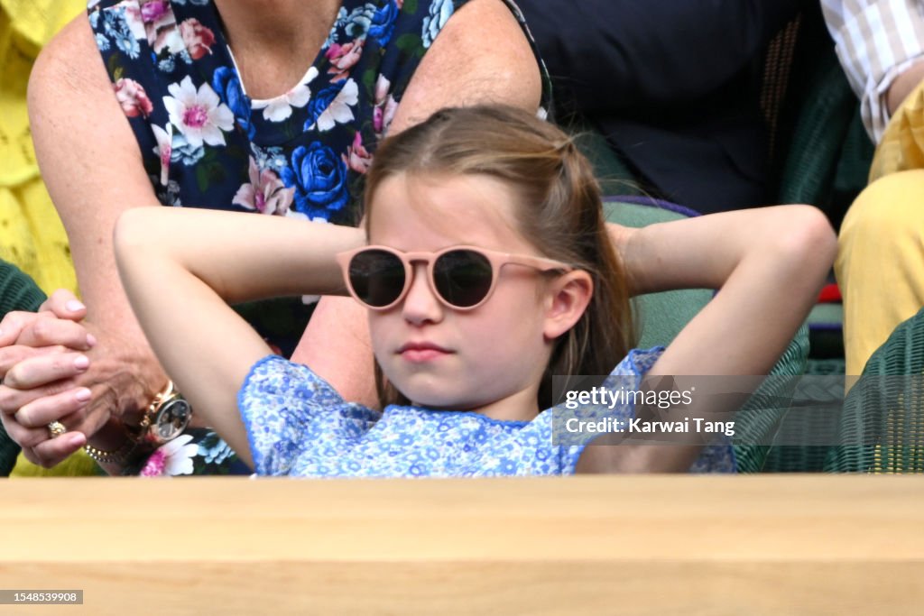 The Prince and Princess of Wales Attend Wimbledon 2023 - Day 14