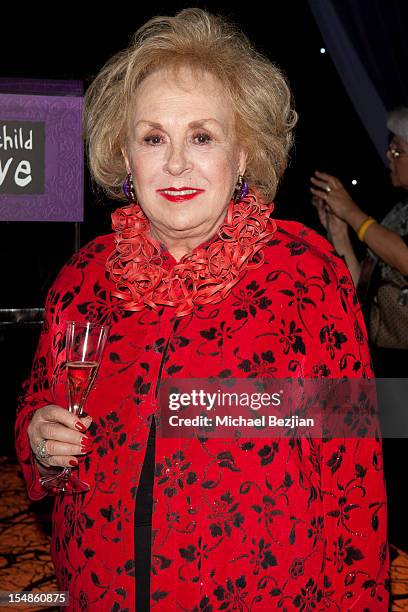 Doris Roberts attends Keep A Child Alive Presents 2012 Dream Halloween Los Angeles - Inside at Barker Hangar on October 27, 2012 in Santa Monica,...