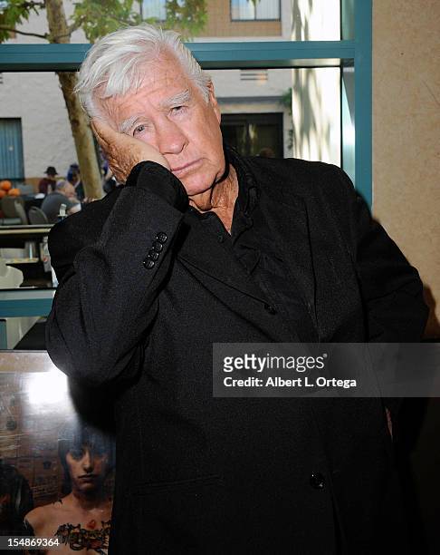 Actor Clu Gulager attends Son Of Monsterpalooza held at Burbank Marriott Airport Hotel & Convention Center on October 27, 2012 in Burbank, California.