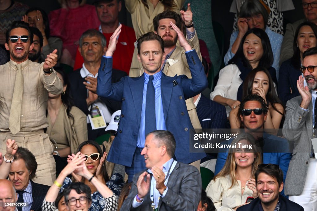 Celebrity Sightings At Wimbledon 2023 - Day 14
