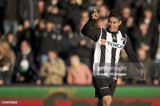 Everton Ramos da Silva of Heracles Almelo during the Dutch Eredivisie match between Heracles Almelo and SC Heerenveen at Polman stadion on October...