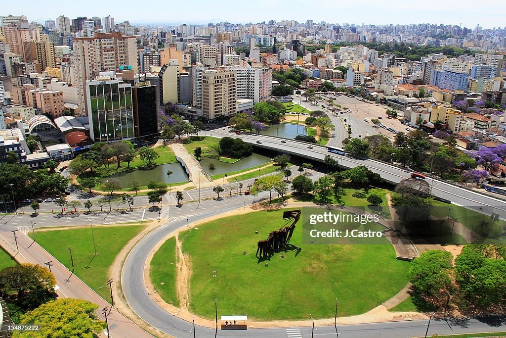 General view of Porto Alegre Downtown