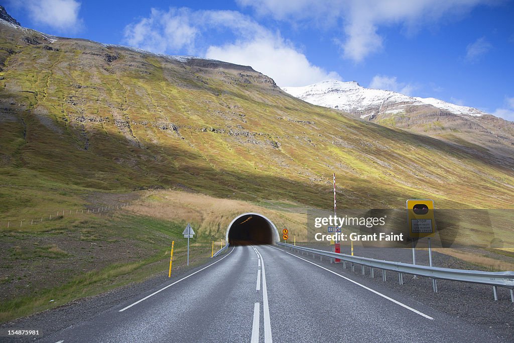 Highway tunnel.