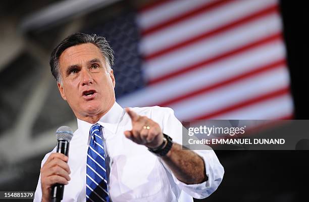 Mitt Romney Rally 69 Celina Fieldhouse Photos & High Res Pictures - Getty Images