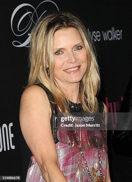 Actress Michelle Pfeiffer arrives at the 8th annual Elyse Walker Pink Party hosted by Michelle Pfeiffer to benefit Cedars-Sinai Women's Cancer...